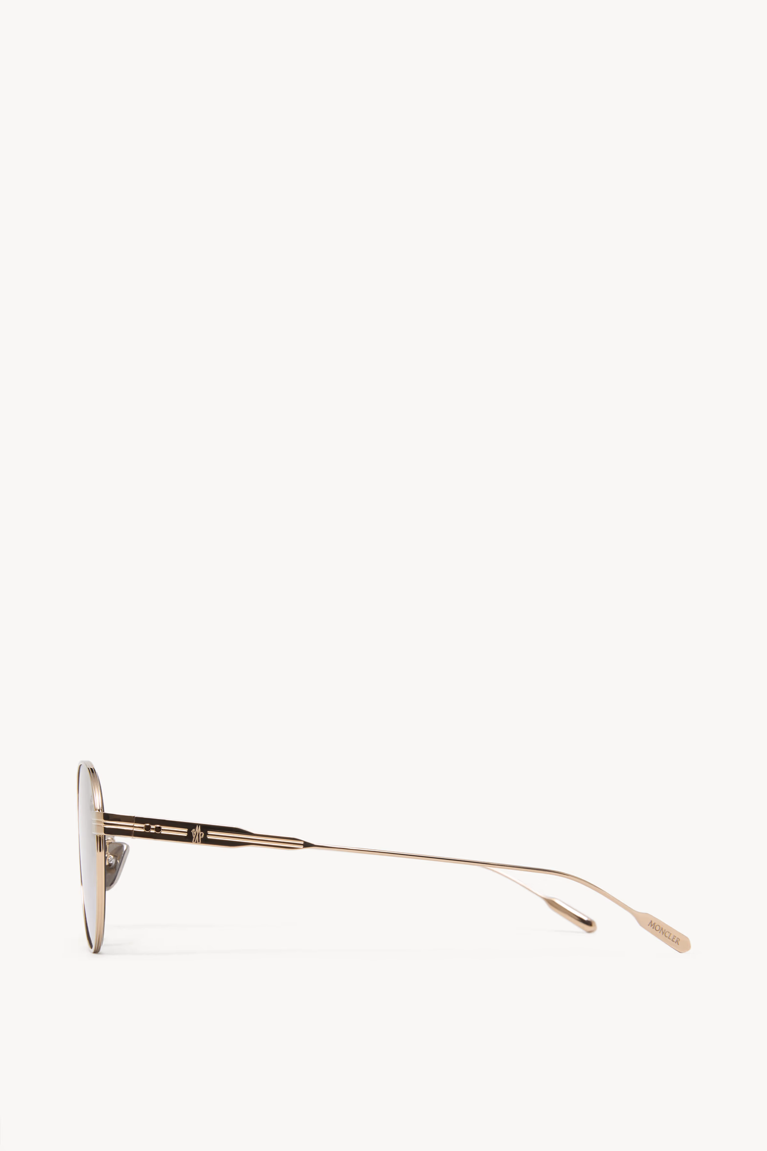 Lunettes de soleil rondes Subtila Or Clair Moncler 3